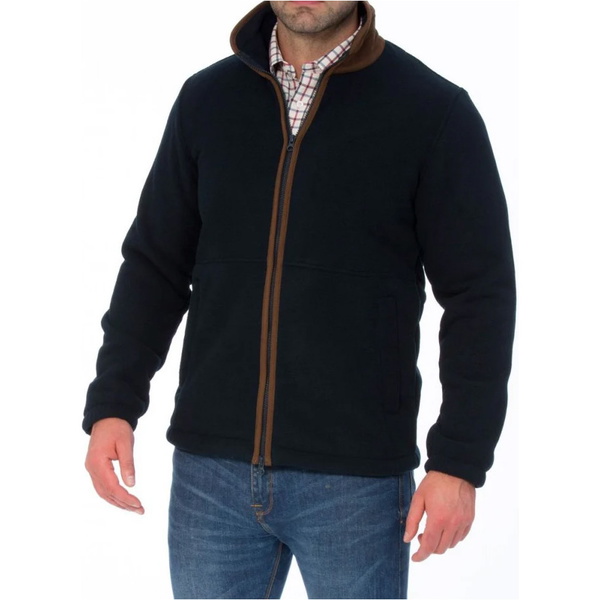 Alan Paine Mens Aylsham Fleece Jacket AYLGJKT - Dark Navy